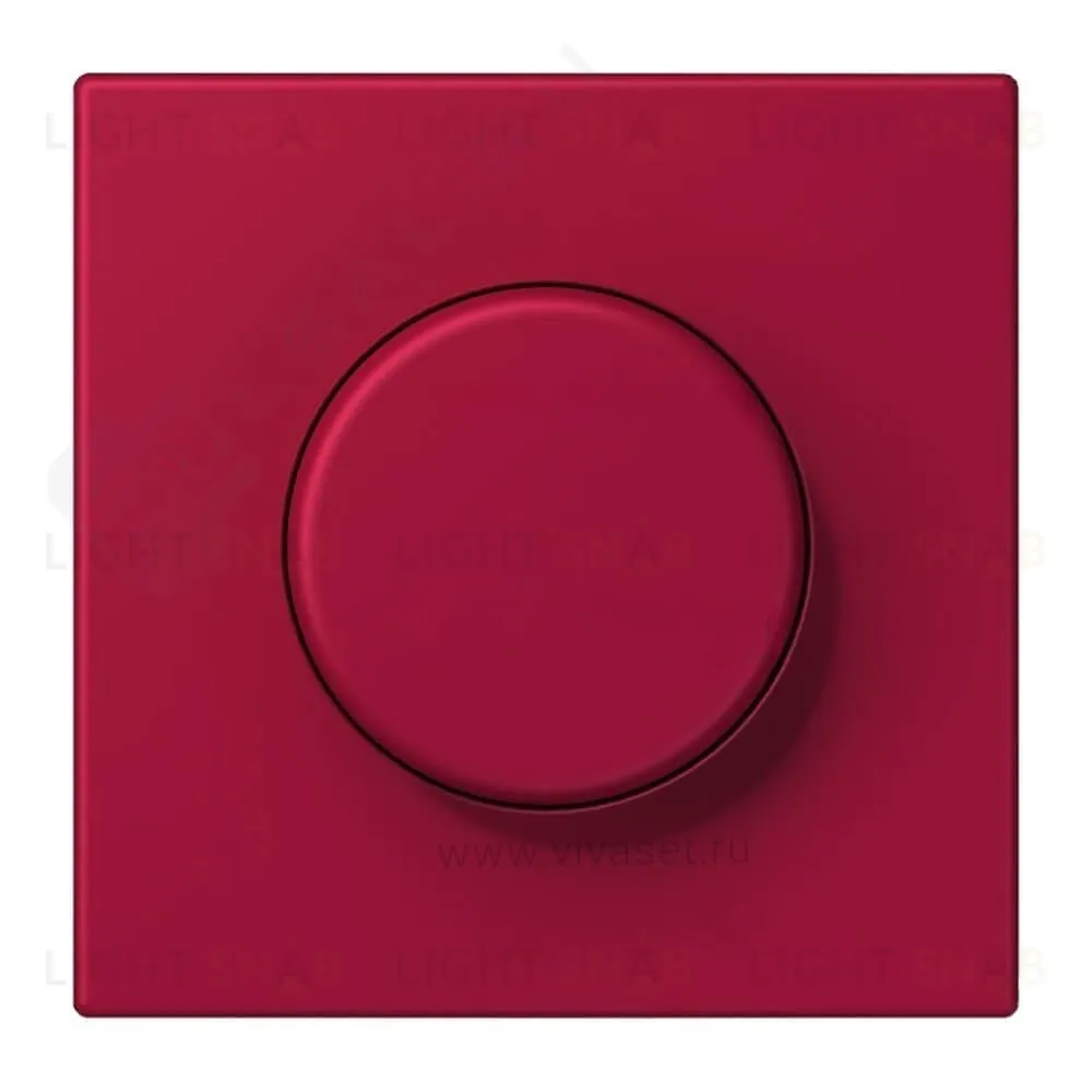 Лицевая панель светорегулятора Jung Le Corbusier rouge carmin LC194032100 LC194032100