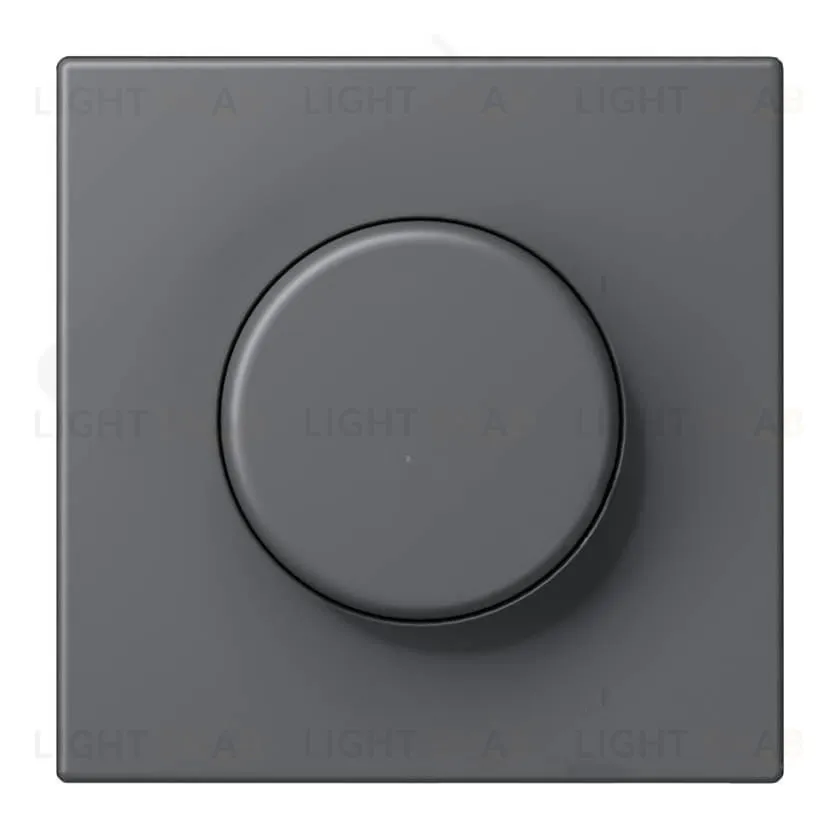 Лицевая панель светорегулятора Jung Le Corbusier gris fonce LC194032010 LC194032010