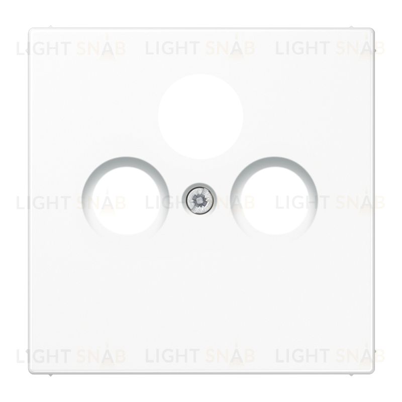 Jung LS 990 Белая накладка TV-SAT-FM розетки LS990SATWW LS990SATWW