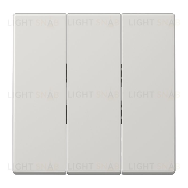 JUNG клавиша 3-ая для трёхклавишного выключателя светло-серый LS990 LS993BFLG LS993BFLG