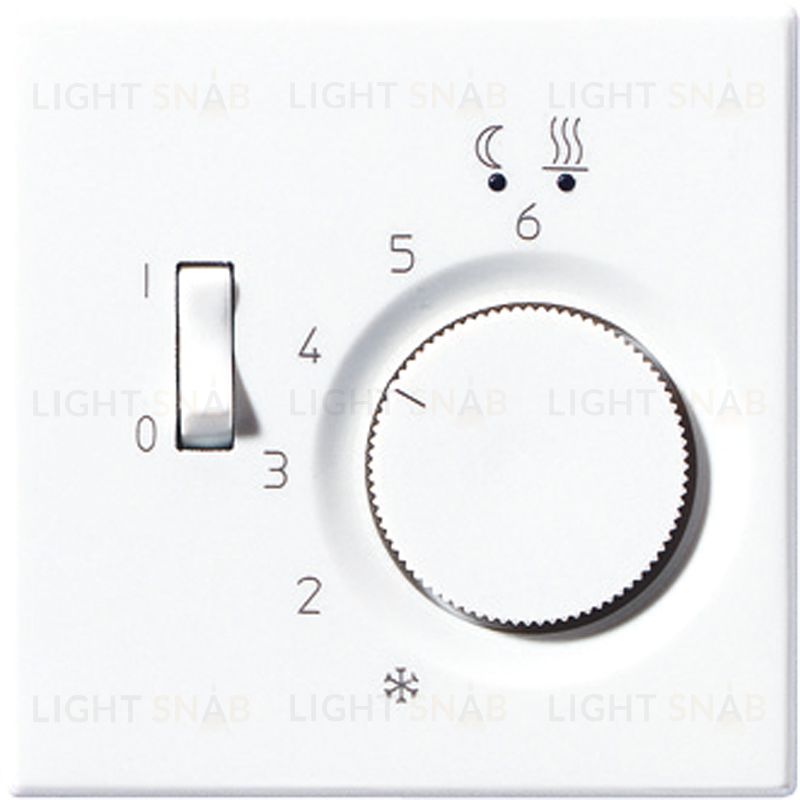 JUNG LS990 белый матовый Накладка регулятора теплого пола LS1749BFWWM LS1749BFWWM