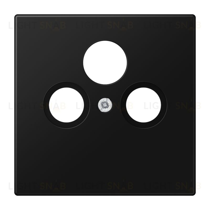 JUNG LS 990 Черный матовый Kрышка для TV-SAT-FM розеток LS990SATSWM LS990SATSWM