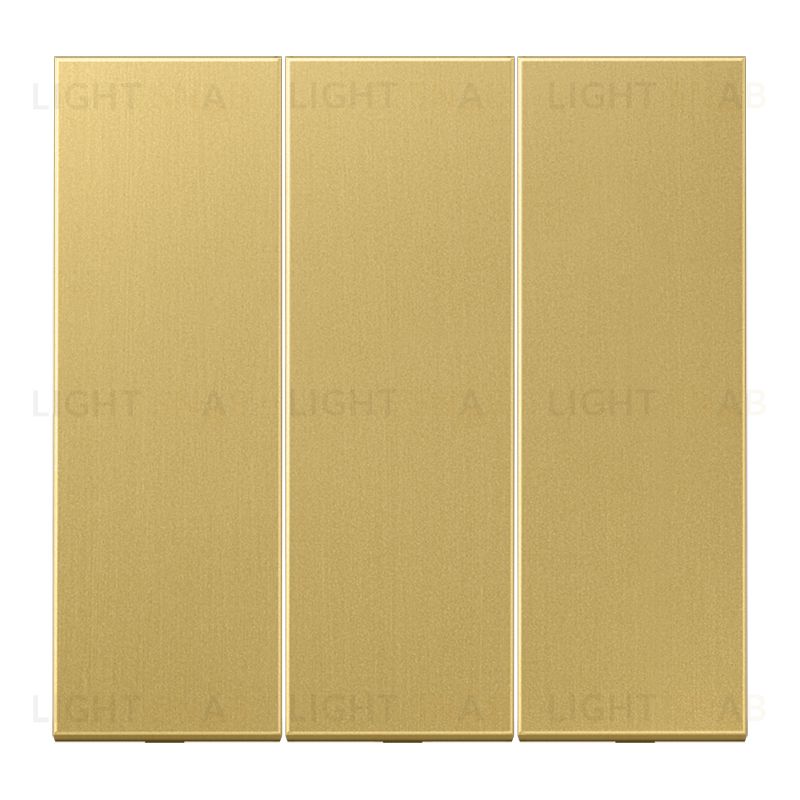 JUNG клавиша 3-ая для трёхклавишного выключателя латунь классик LS990 ME993C ME993C