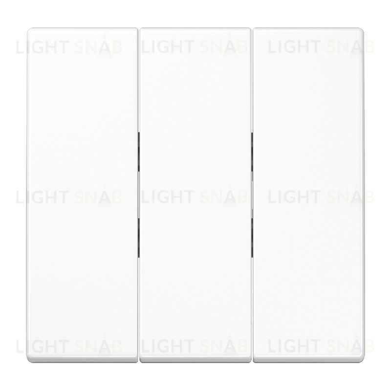 JUNG клавиша 3-ая для трёхклавишного выключателя белый LS990 LS993BFWW LS993BFWW