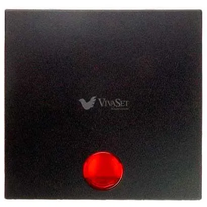 Клавиша в комплекте с 5 линзами, B.x, цвет: антрацит, матовый 16211606 16211606