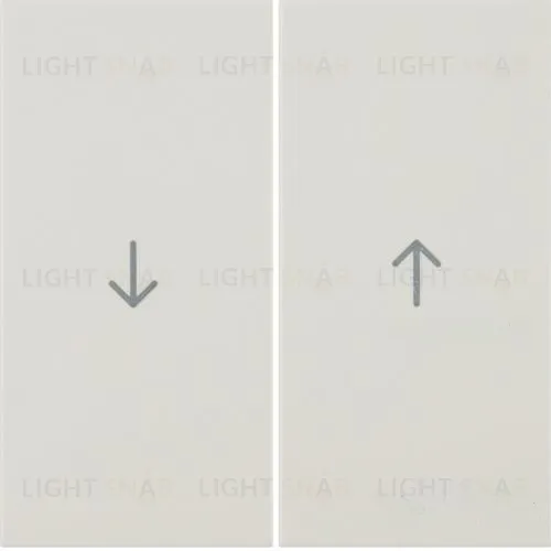 Клавиши с оттиском "Стрелка", S.1, цвет: белый, с блеском 16258982 16258982