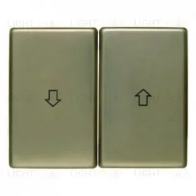 Клавиши с оттиском "Стрелка", Arsys, цвет: светло-бронзовый, металл 14340101 14340101