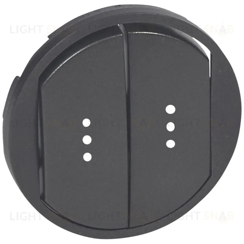 Legrand Celiane Графит Клавиша 2-ая с подсветкой 67904 67904