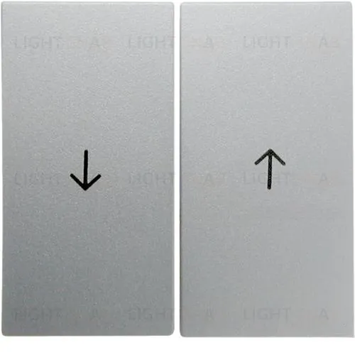 Клавиши с оттиском "Стрелка", B.x, цвет: алюминий, матовый 16251404 16251404