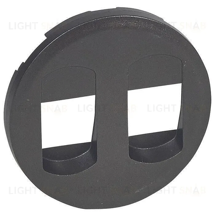 Legrand Celiane Графит Накладка аудиорозетки 2-ой 67814 67814