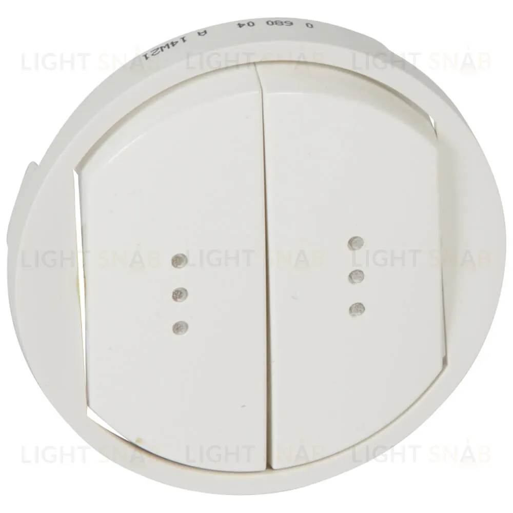 Legrand Celiane Бел Клавиша 2-ая с подсветкой 68004 68004