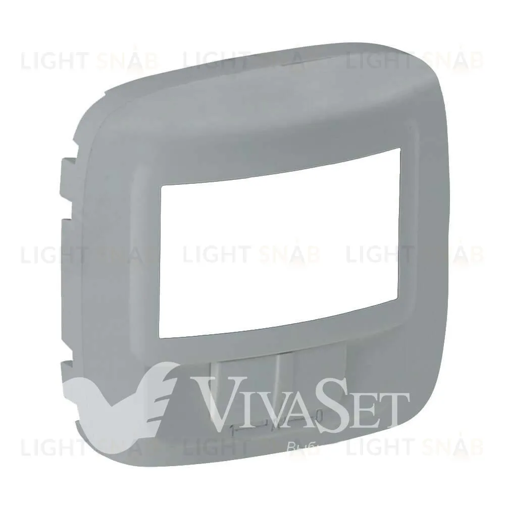 Valena ALLURE.Лицевая панель датчика движения,с ручным управлением.Алюминий 752380 752380