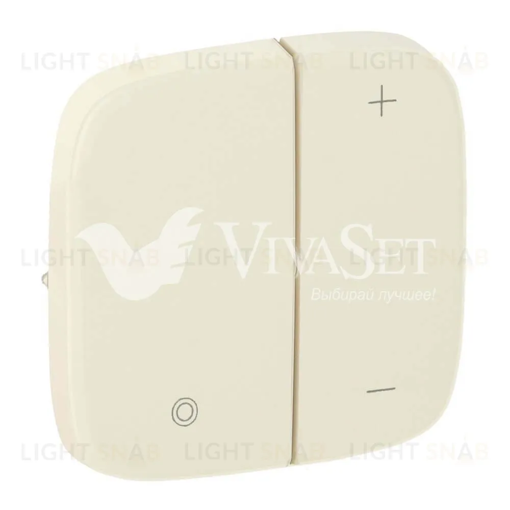 Valena ALLURE.Лицевая панель для кнопочного светорегулятора.Слоновая кость 752086 752086