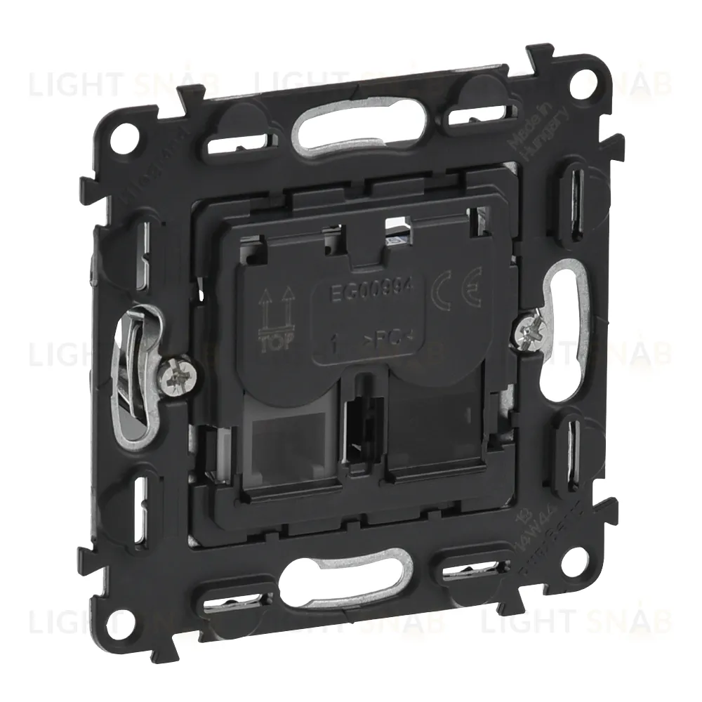 Valena IN'Matic Механизм компьютерной комбинированной розетки RJ11 и RJ45 Кат.6 UTP 753032 753032
