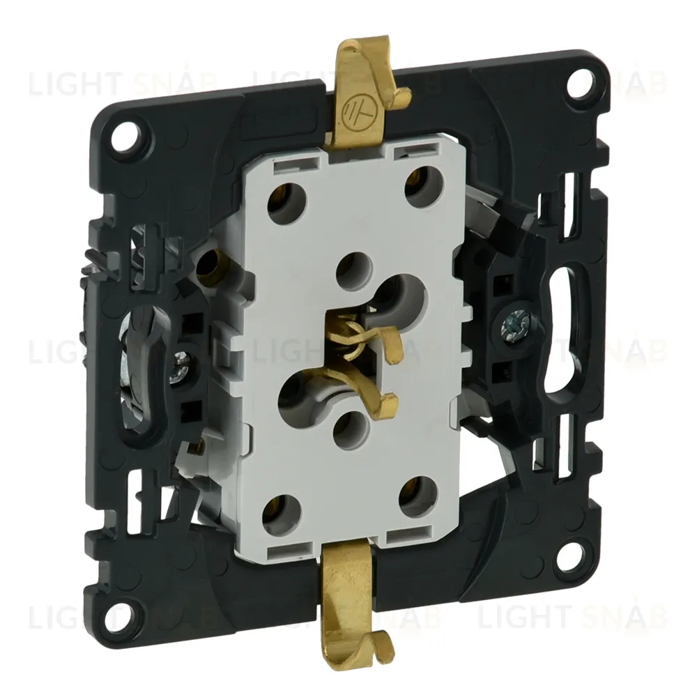 Valena IN'MATIC. Механизм силовой розетки двойной 2х2К+З 16А 250В.Безвинтовые зажимы 753027 753027