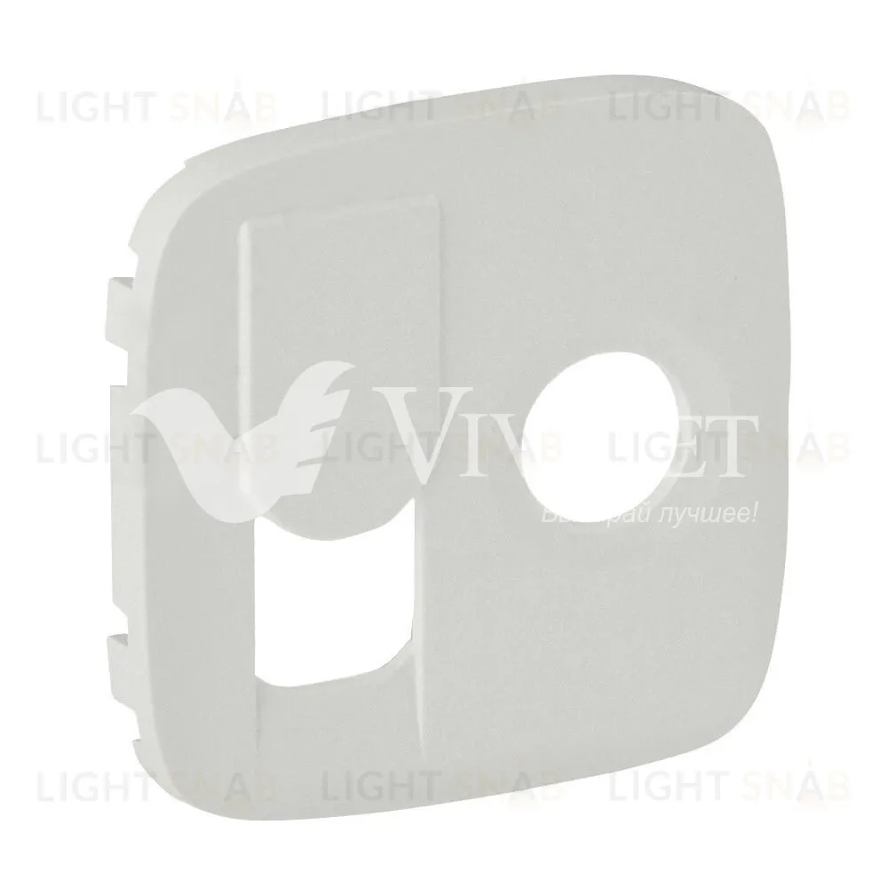 Valena ALLURE.Лицевая панель розетки TV-RJ45.Жемчуг 754839 754839