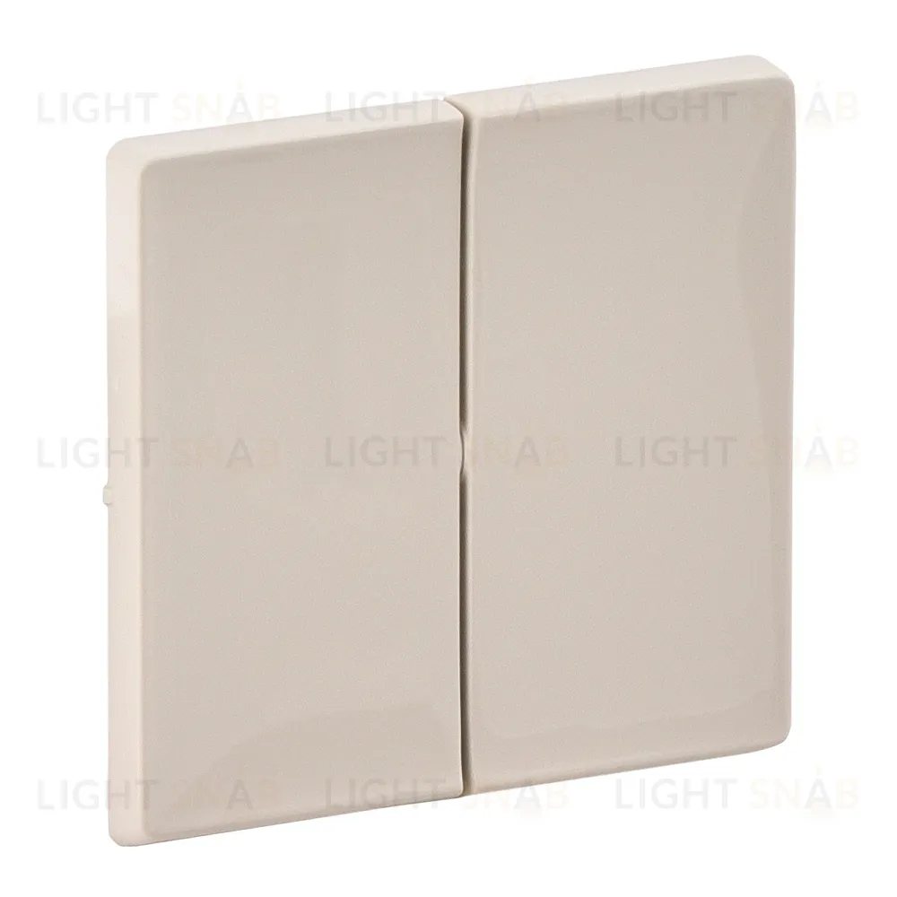 Valena Life. Лицевая панель для двухклавишного выключателя.Слоновая кость 755021 755021