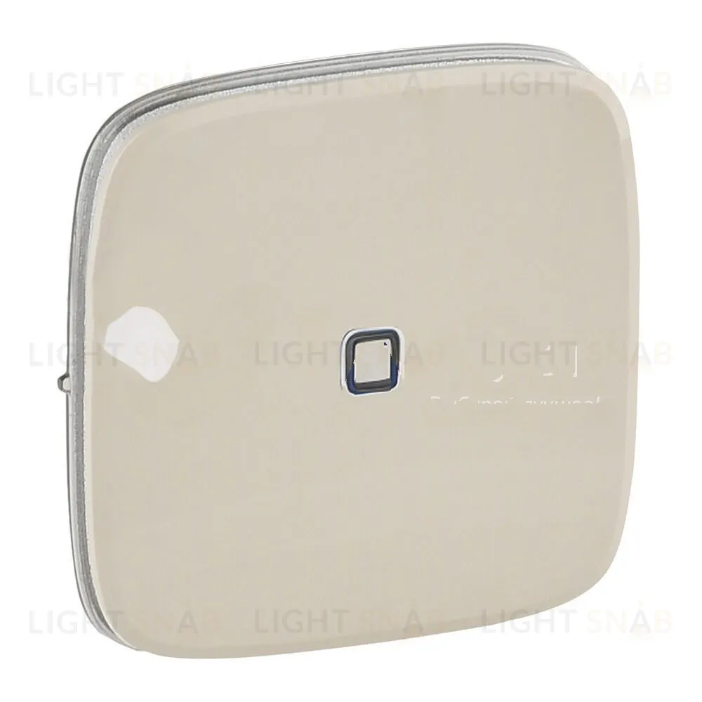 Valena ALLURE.Лицевая панель для переключателя промежуточного с подсветкой/индикацией.Слоновая кость 755276 755276