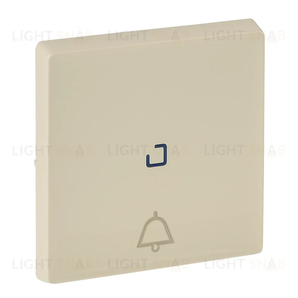 Valena Life. Лицевая панель для кноп. выкл., с сим-м "звонок",c линзой для подсветки.Слоновая кость 755051 755051