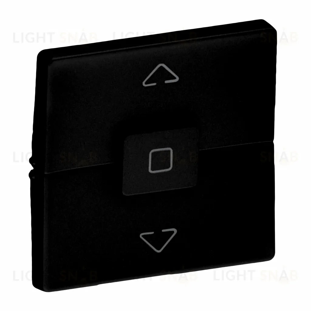 Legrand Valena LIFE. Лицевая панель для выключателя жалюзи и рольставней. Антрацит 756142 756142