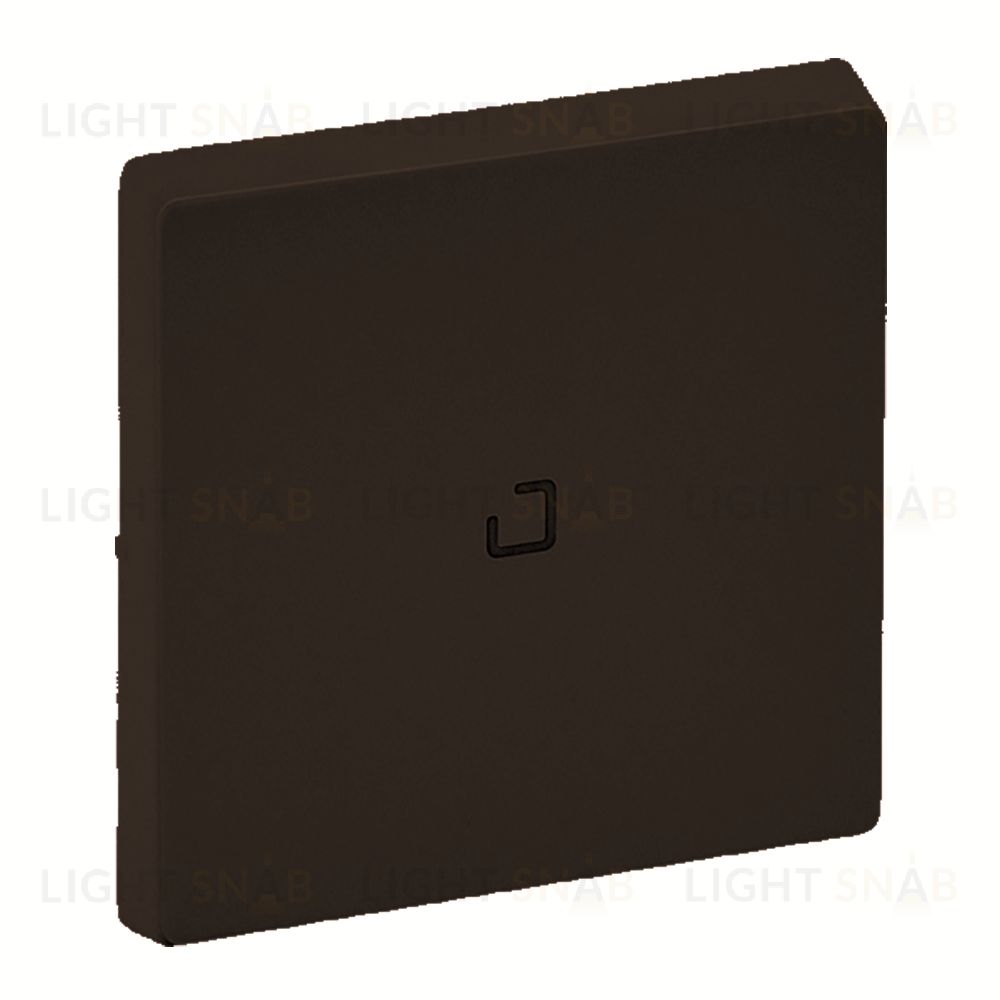 Legrand Valena LIFE. Лицевая панель для выключателя одноклавишного с подсветкой/индикацией. Антрацит 756102 756102