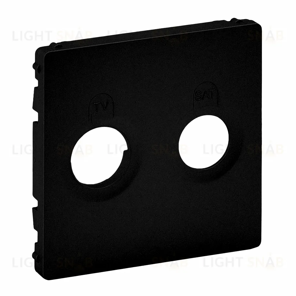 Legrand Valena LIFE. Лицевая панель для розеток TV-SAT. Антрацит 756822 756822