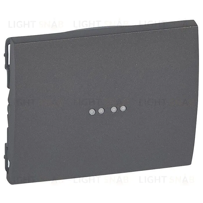 Legrand Galea Life Темная Бронза Клавиша 1-ая c точечной подсветкой 771234 771234