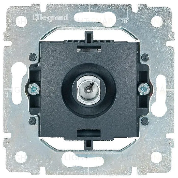 Legrand PRO 21 Мех Светорегулятор поворотный, 400Вт, л/н и г/л 230В для Galea Life 775654 775654