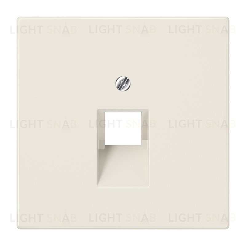 Jung LS 990 Бежевая накладка 1-ой наклонной ТЛФ/комп розетки LS969-1UA LS969-1UA