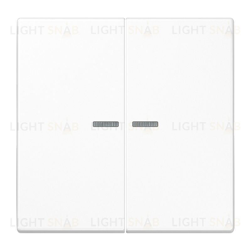 Jung LS 990 Белая клавиша 2-я с подсветкой LS995KO5WW LS995KO5WW