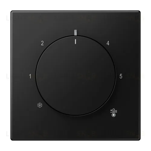 Jung LS 990 Черный накладка регулятора теплого пола LS1749BFSW LS1749BFSW