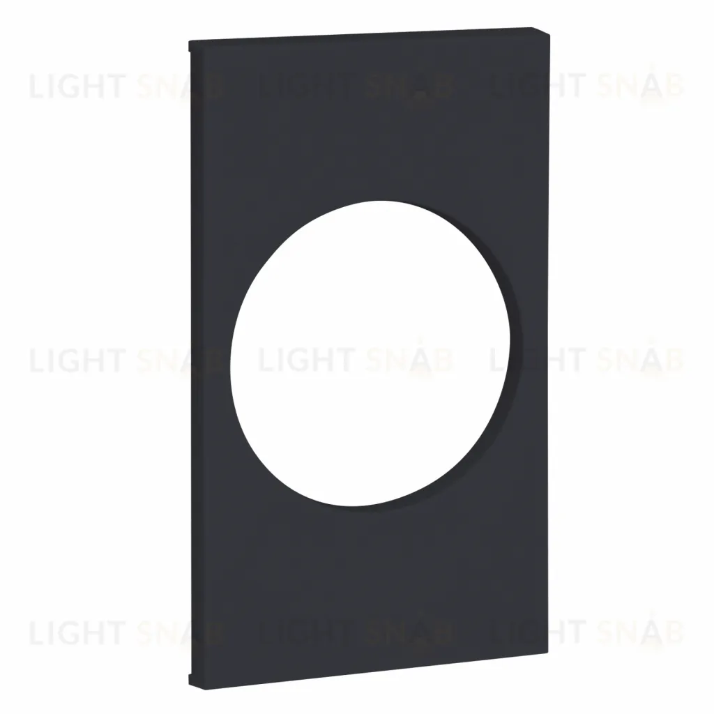 Meiton Накладка на розетку 220V с/з со шторками винтовой зажим 16A (черный матовый) AG04 AG04