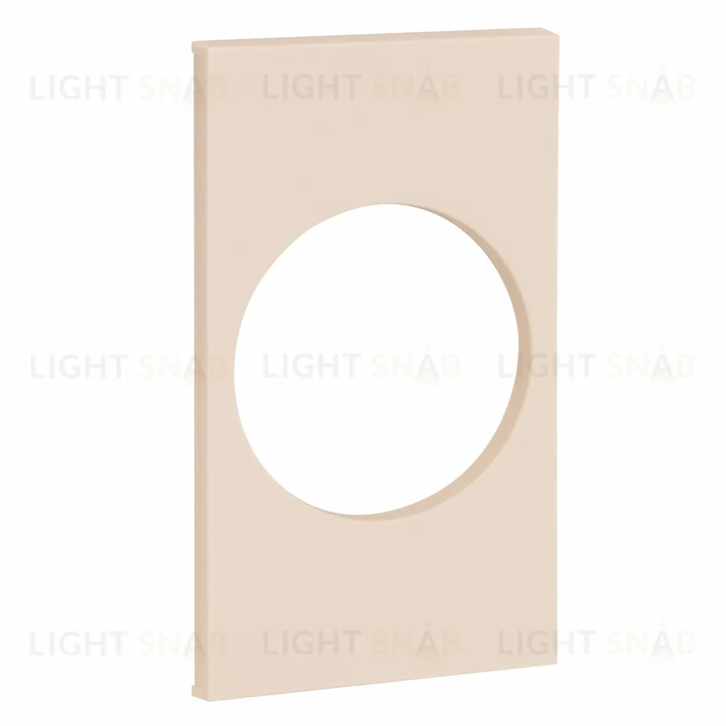 Meiton Накладка на розетку 220V с/з со шторками винтовой зажим 16A (песочный матовый) AM04 AM04