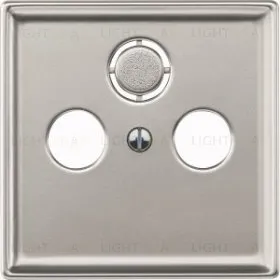 Merten SD Сталь Накладка розетки TV-FM,TV-FM-SAT MTN294146 MTN294146