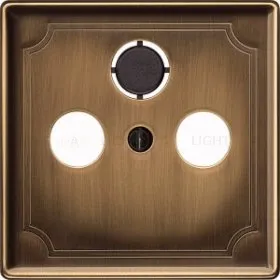 Merten SD Античная латунь Накладка розетки TV-FM,TV-FM-SAT MTN294143 MTN294143