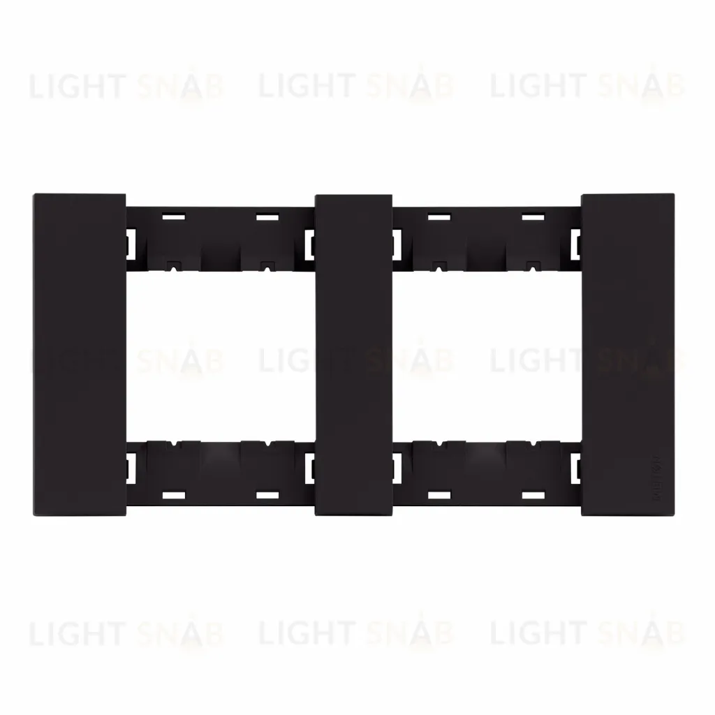 Meiton Рамка 2-ая цвет-черный матовый AA4802M2AG AA4802M2AG