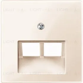 Merten SM Беж глянц Накладка розетки ТЛФ/комп 2-ой наклонной MTN296144 MTN296144