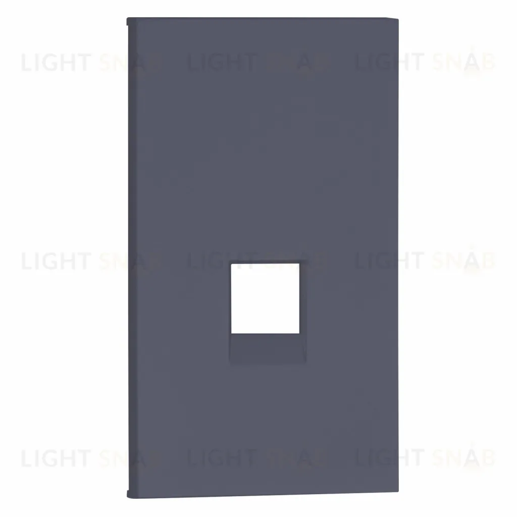 Meiton Интернет RG-45/RG11 накладка 1 модульная цвет-Грифель матовый AL07M2 AL07M2