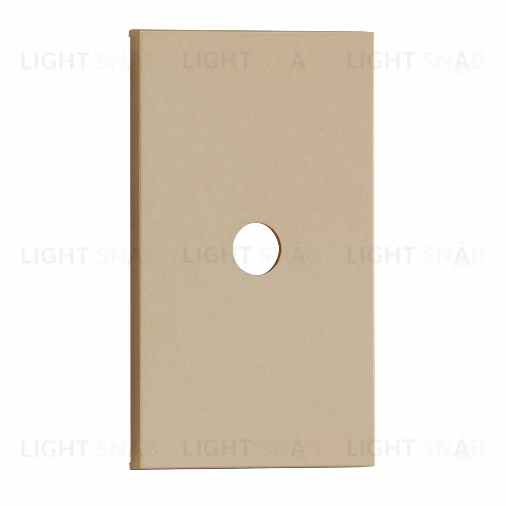 Meiton TV накладка/вывод кабеля 1 модульная цвет-шампань матовый ACH08M2 ACH08M2