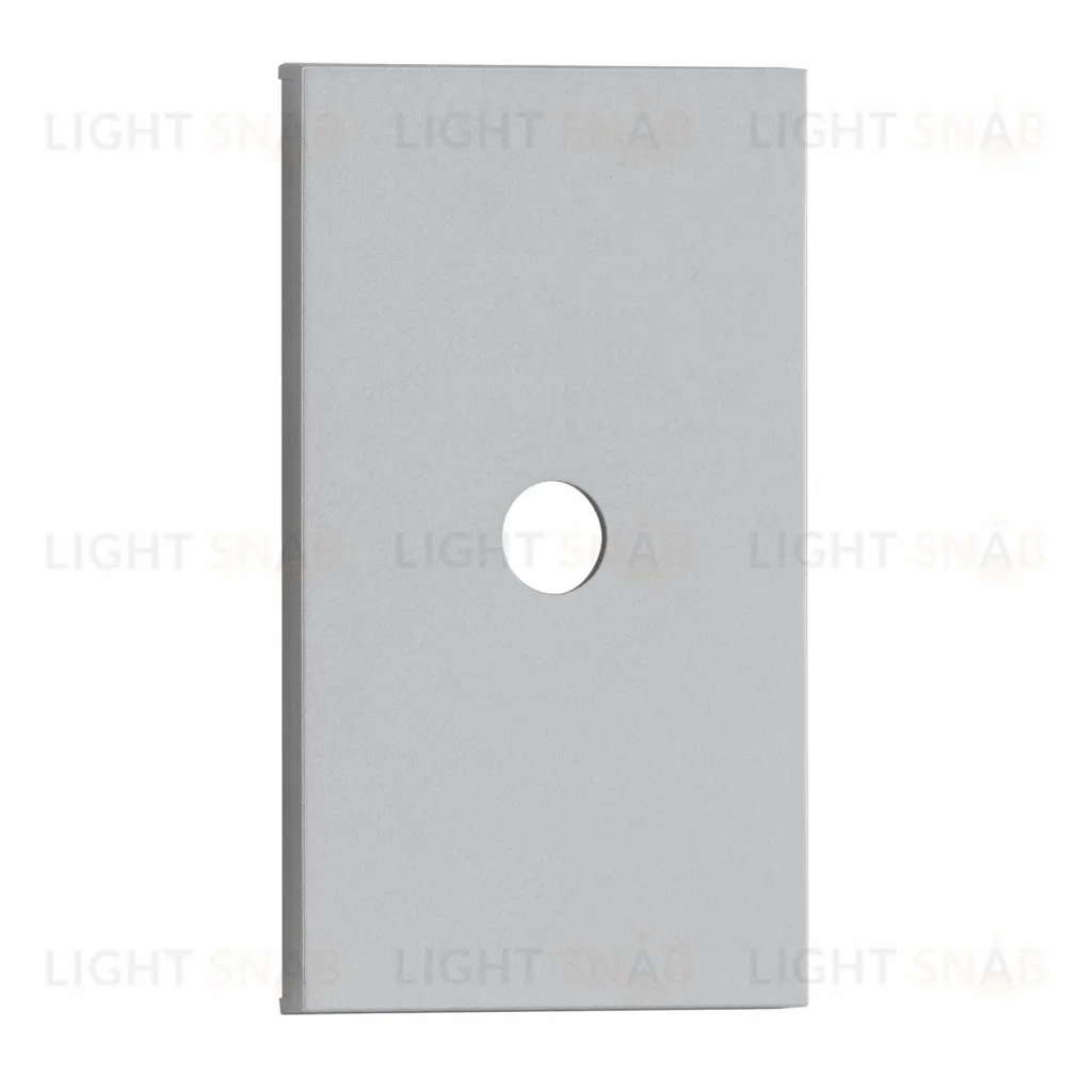 Meiton TV накладка/вывод кабеля 1 модульная цвет-серый матовый AS08M2 AS08M2