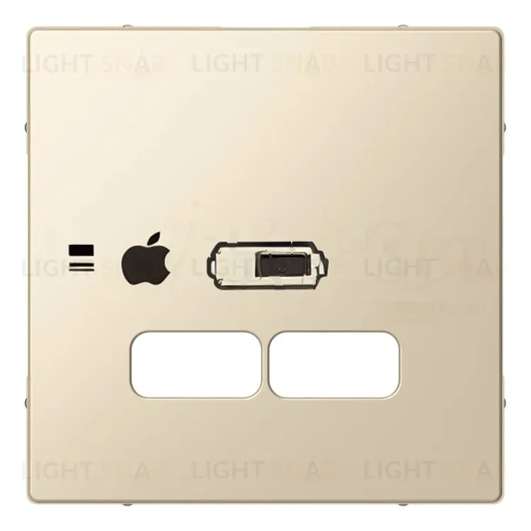 SE Merten SM Беж Накладка центральная для USB механизма 2,1А MTN4367-0344 MTN4367-0344