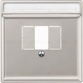 Merten SD Сталь Накладка для TAE-розетки, моно-/стерео аудио розетки MTN297846 MTN297846