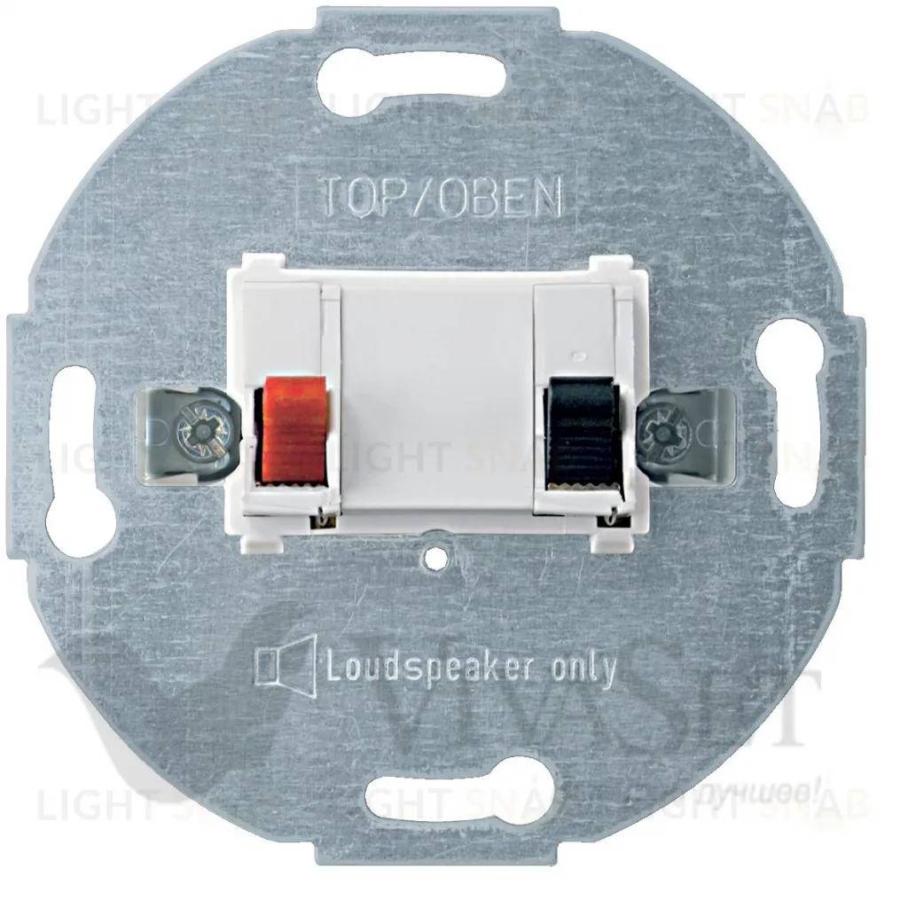 Merten Механизм белой аудиорозетки 1-ой, пружинные клеммы MTN466919 MTN466919