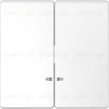 Клавиша двойная с окошком Merten D-life белый лотос MTN3420-6035 MTN3420-6035