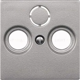 Merten SM Алюминий Накладка розетки TV-FM/TV-FM-SAT MTN297560 MTN297560