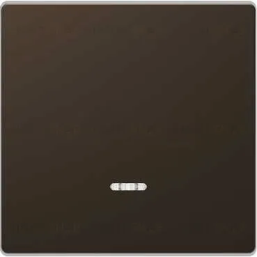 Клавиша одинарная с окошком Merten D-life мокко металл MTN3320-6052 MTN3320-6052