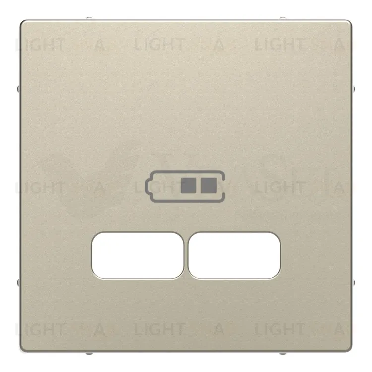 SE Merten D-Life Сахара Накладка центральная для USB механизма 2,1А MTN4367-6033 MTN4367-6033