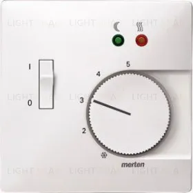 Merten SD Бел Накладка регулятора тёплого пола (термопласт) MTN537519 MTN537519