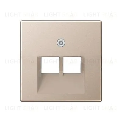 Jung A 500 Шампань накладка для модульных гнезд A569-2BFPLUACH A569-2BFPLUACH