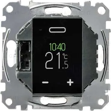 Merten Термостат программируемый с сенсорным дисплеем MTN5776-0000 MTN5776-0000